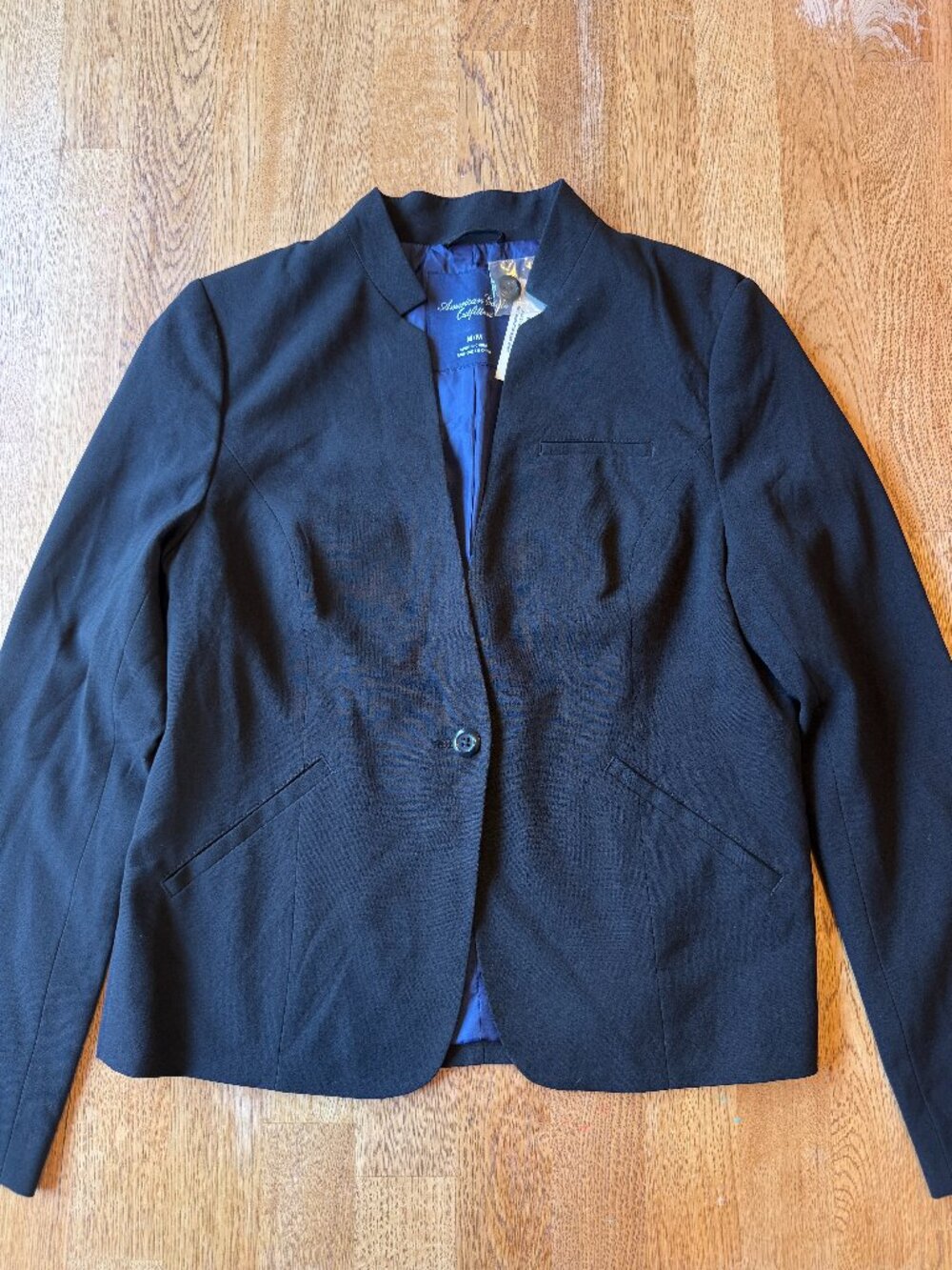 American Eagle Black Blazer Jacket Size Medium NWT